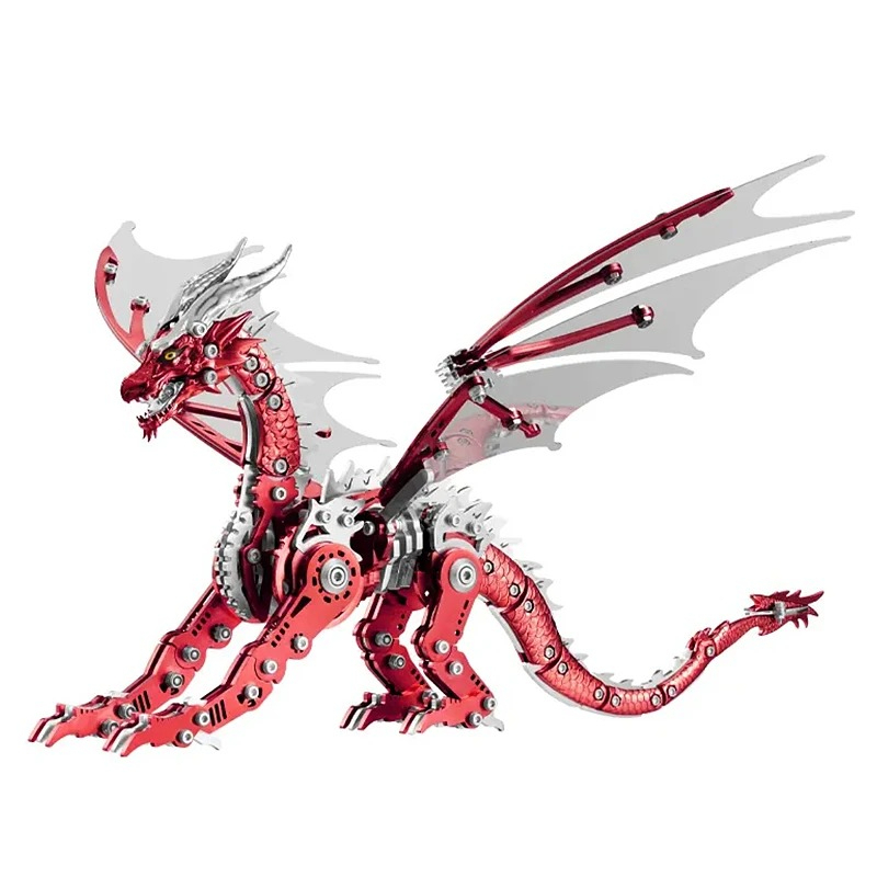 Model Kit Dragon - 3D Dragon Metal Puzzle Adult Edition