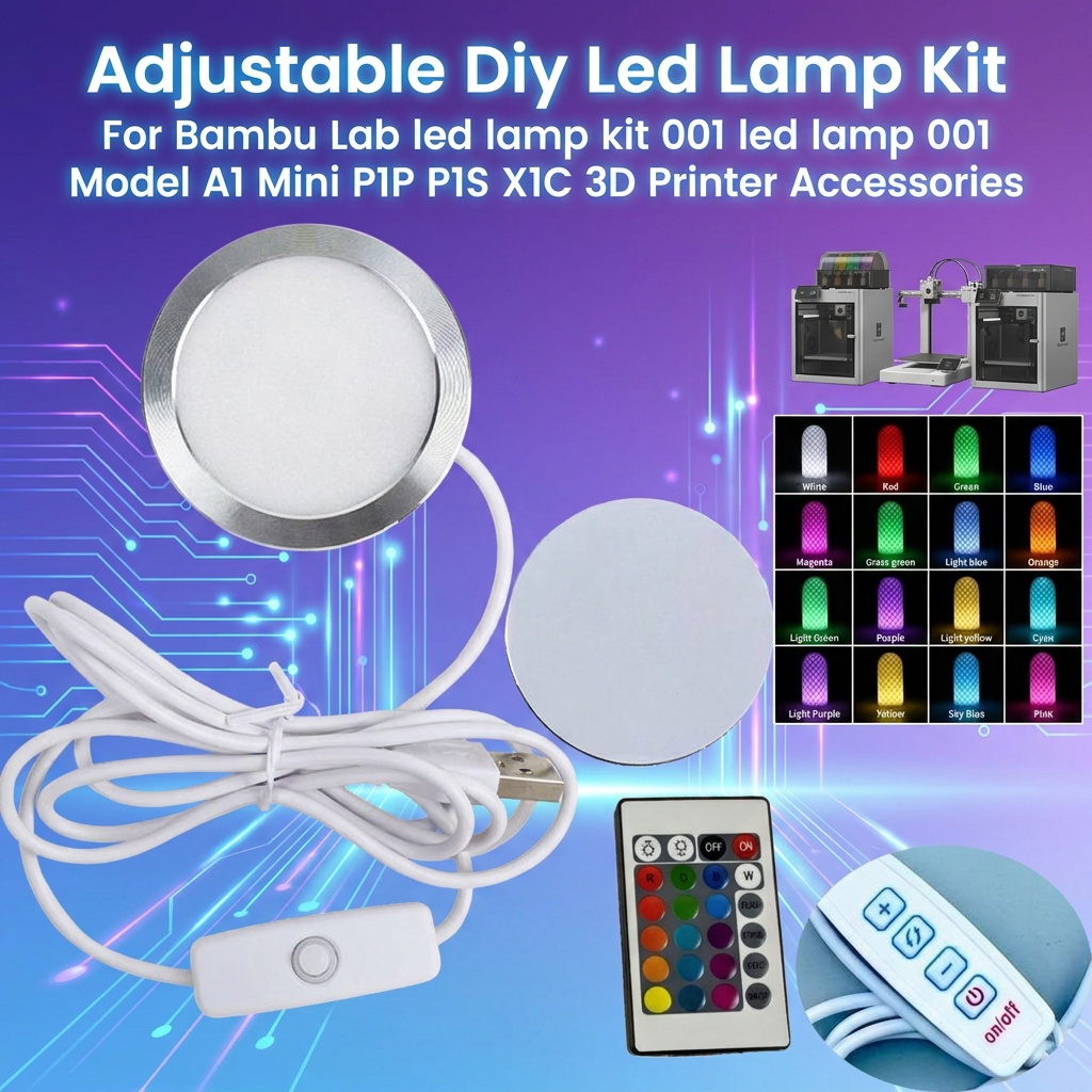 Model Kit Rg - For Bambu Lab Led Lamp Kit