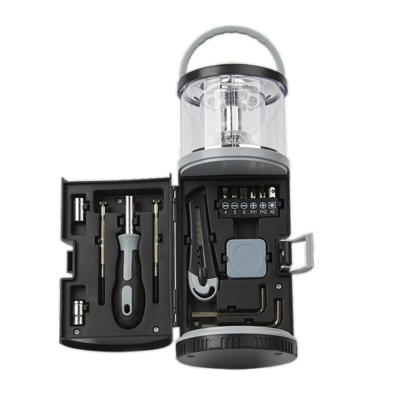 Model Kit Tools - Camping Lantern with Hand Tool Set