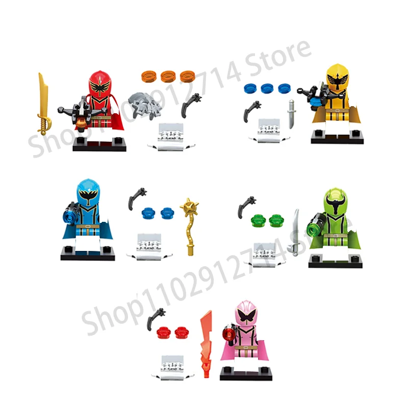 5Pcs/Set Power  Anime Rangers  - đánh giá và giá Model Kit Power Rangers