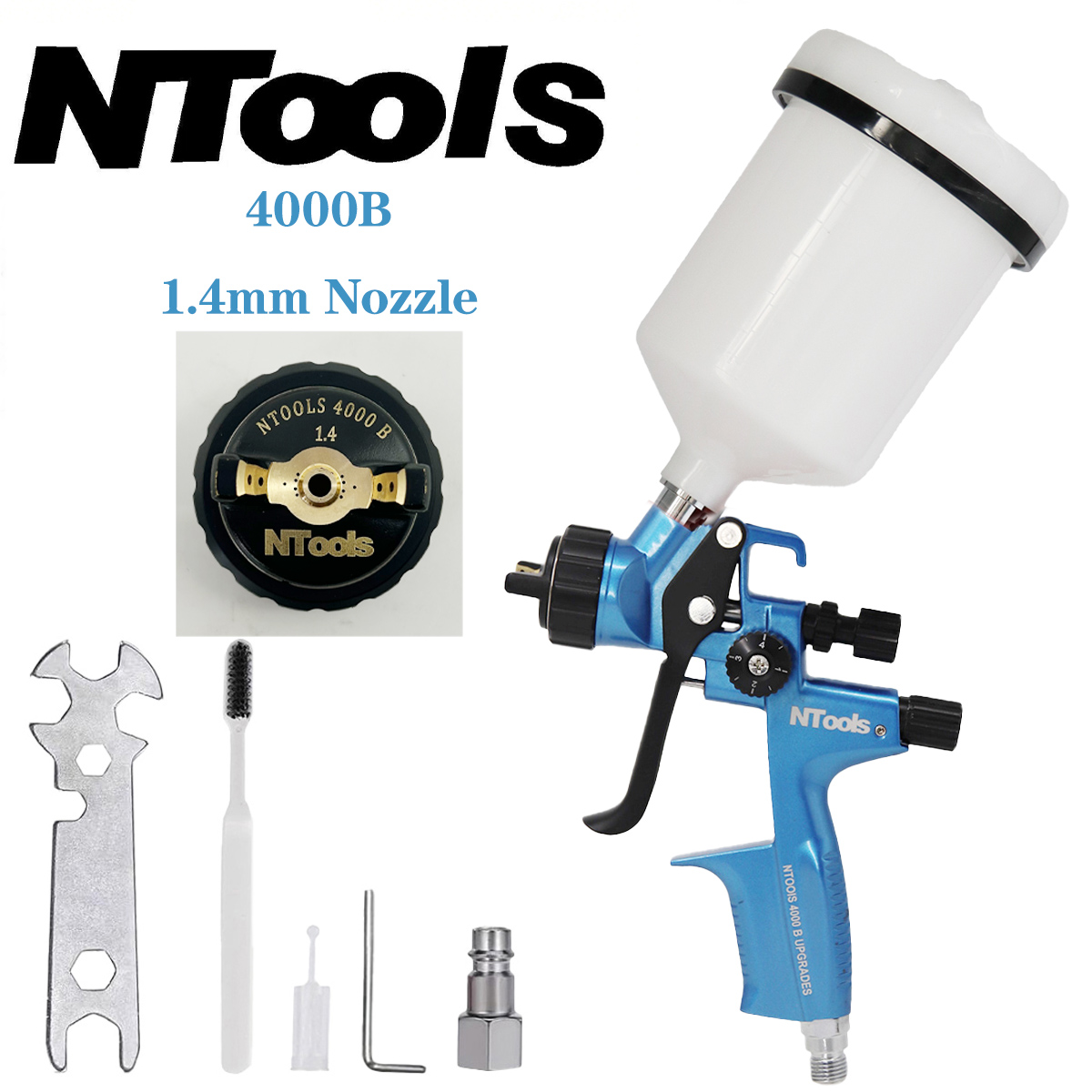 NTOOLS 4000B 1.3 caliber and 1 - đánh giá và giá Spray Can Lacquer