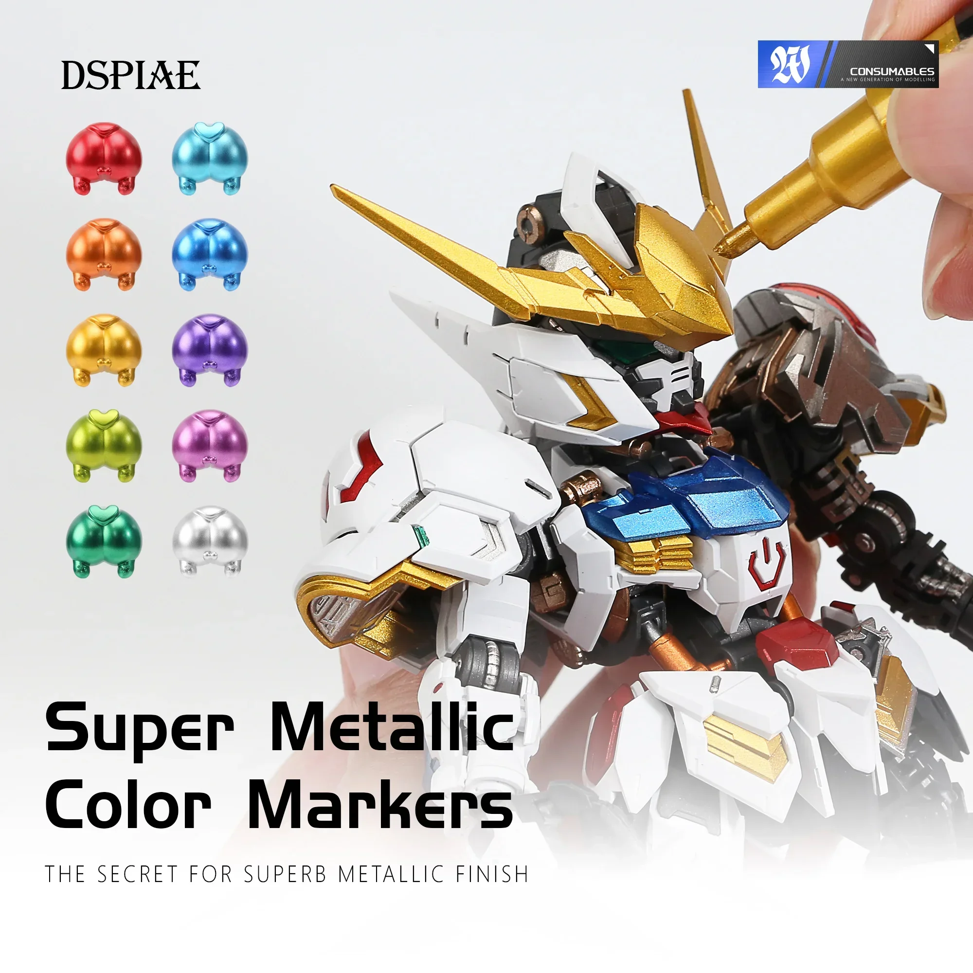 DSPIAE MKA Super Metallic Mark - đánh giá và giá Metallic Paint Set