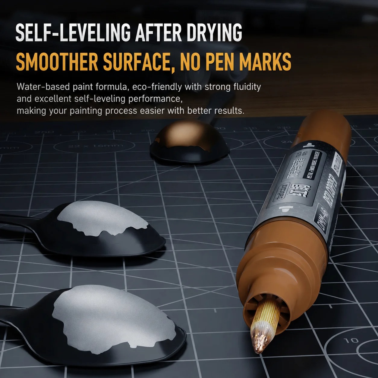Stedi Dual Nib Metallic Water  - đánh giá và giá Metallic Paint Set