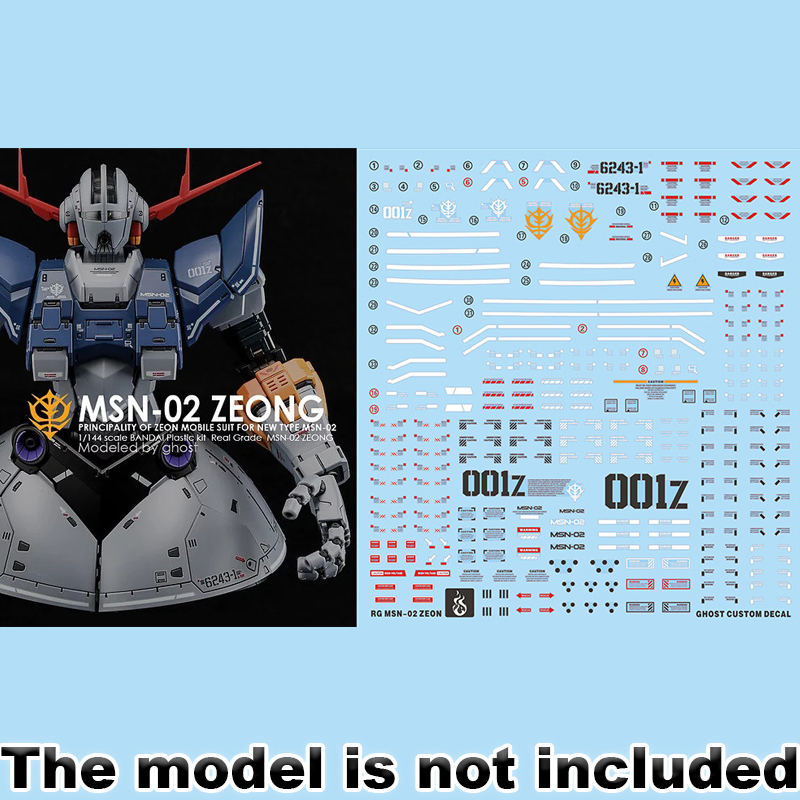 Model Decals for RG 1/144 MSN- - đánh giá và giá Model Kit Rg