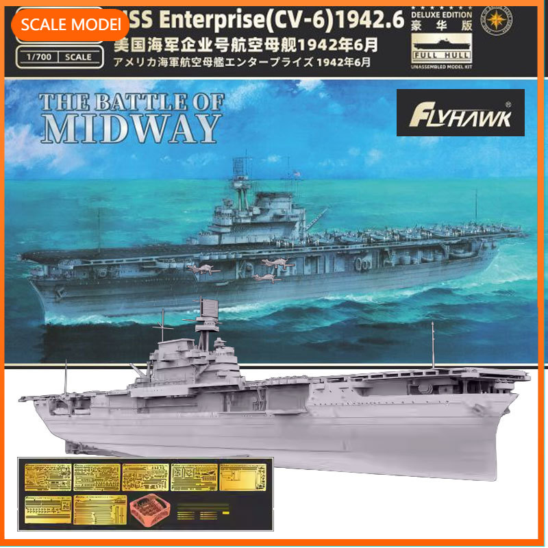 1/700 Flyhawk model building k - đánh giá và giá Model Kit Uss Enterprise