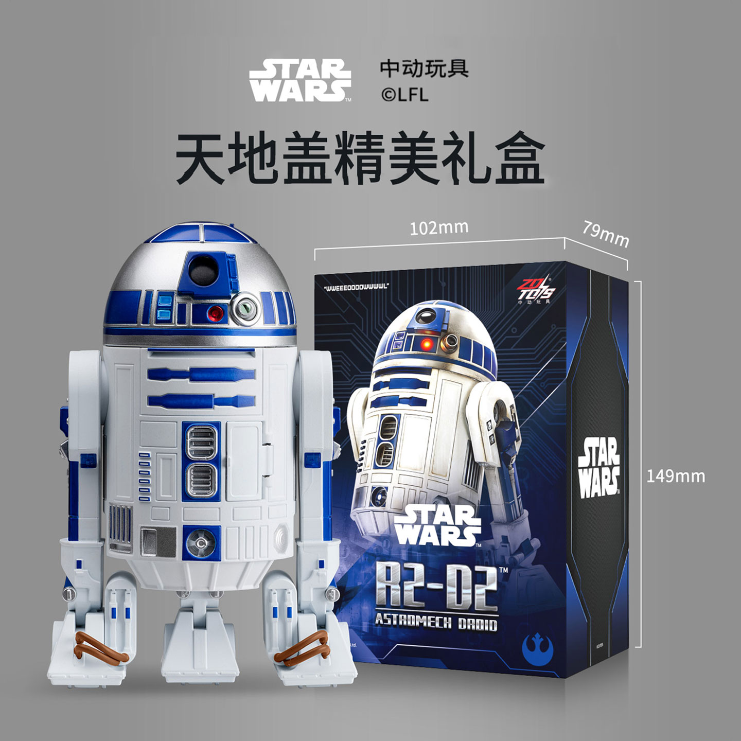 Zhongdong Toys Star Wars R2 D2 - đánh giá và giá Model Kit Rg