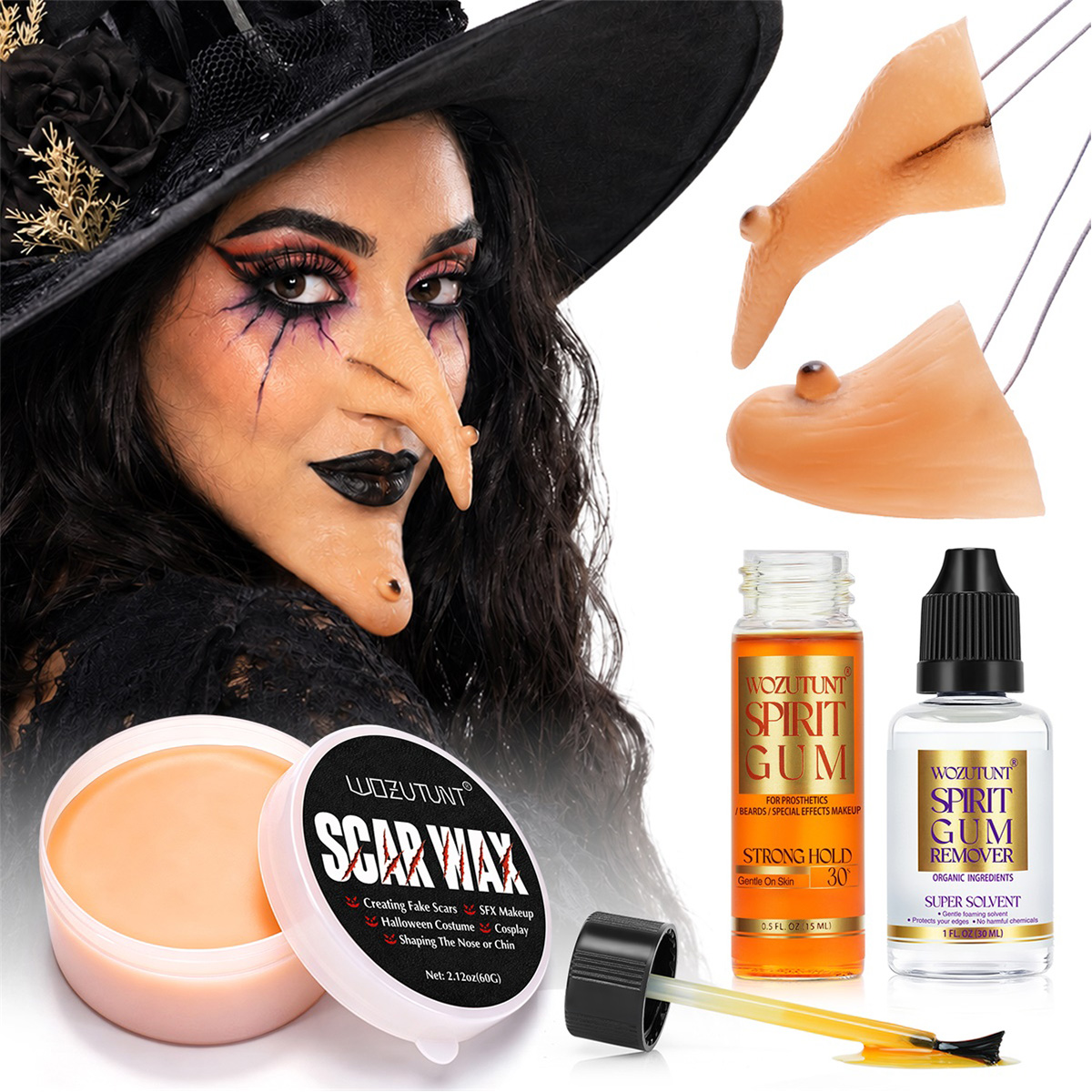 Halloween Makeup Kit Scar Wax  - đánh giá và giá Model Kit Paint Remover