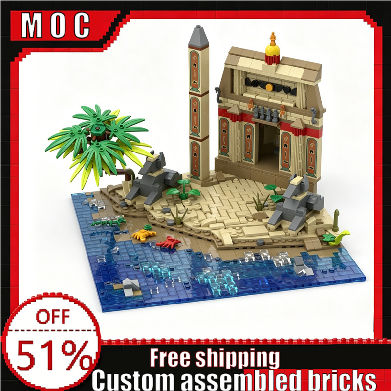 940PCS Lost Shrine of Anubis A - đánh giá và giá Model Kit Anubis