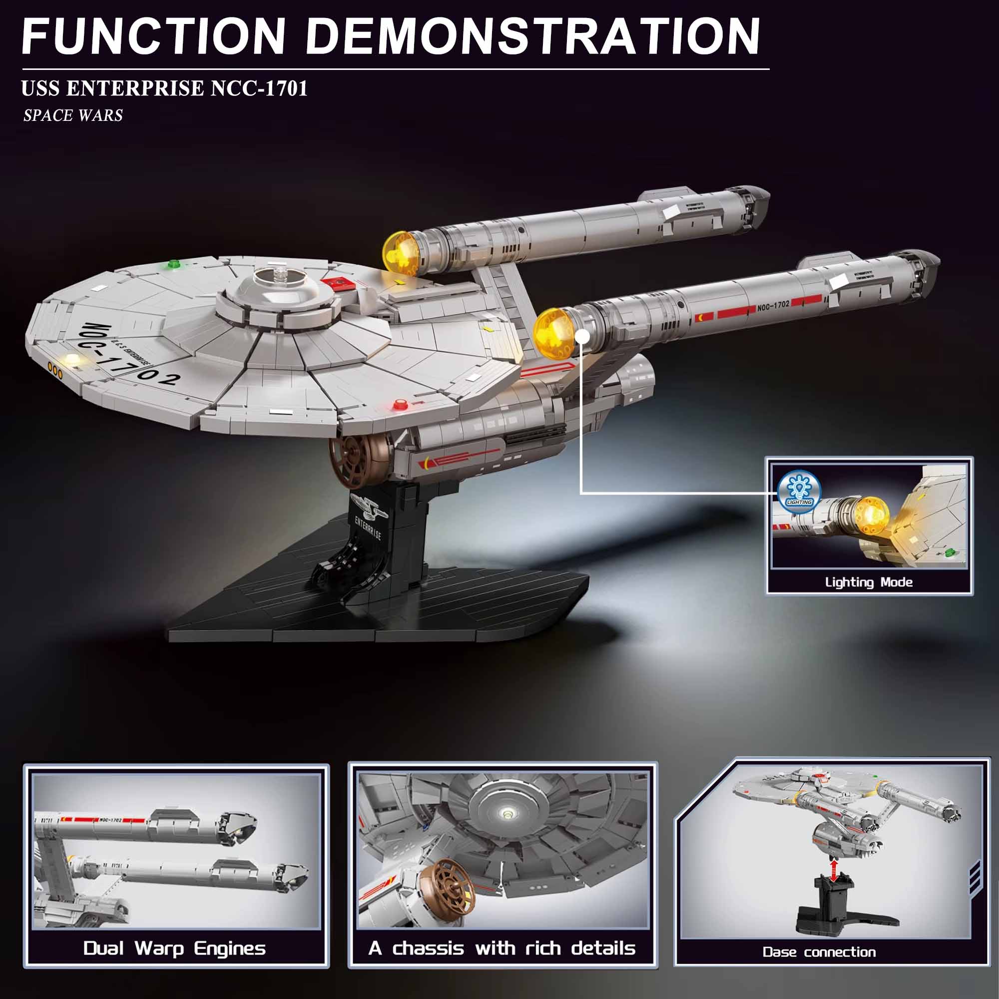 Movie Games Star Trek USS Ente - đánh giá và giá Model Kit Uss Enterprise