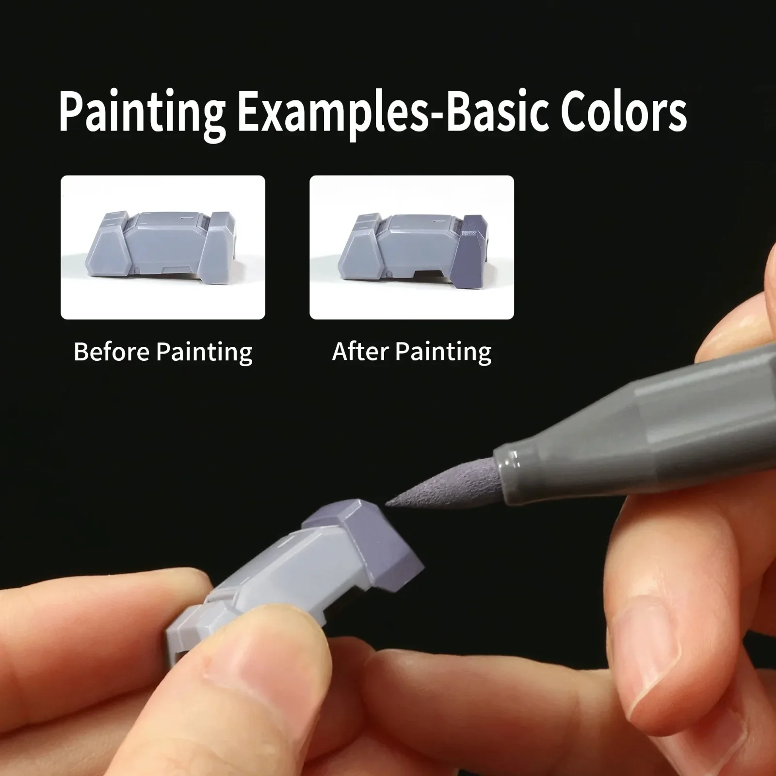 DSPIAE Soft Tip Water Based Ma - đánh giá và giá Metallic Paint Set