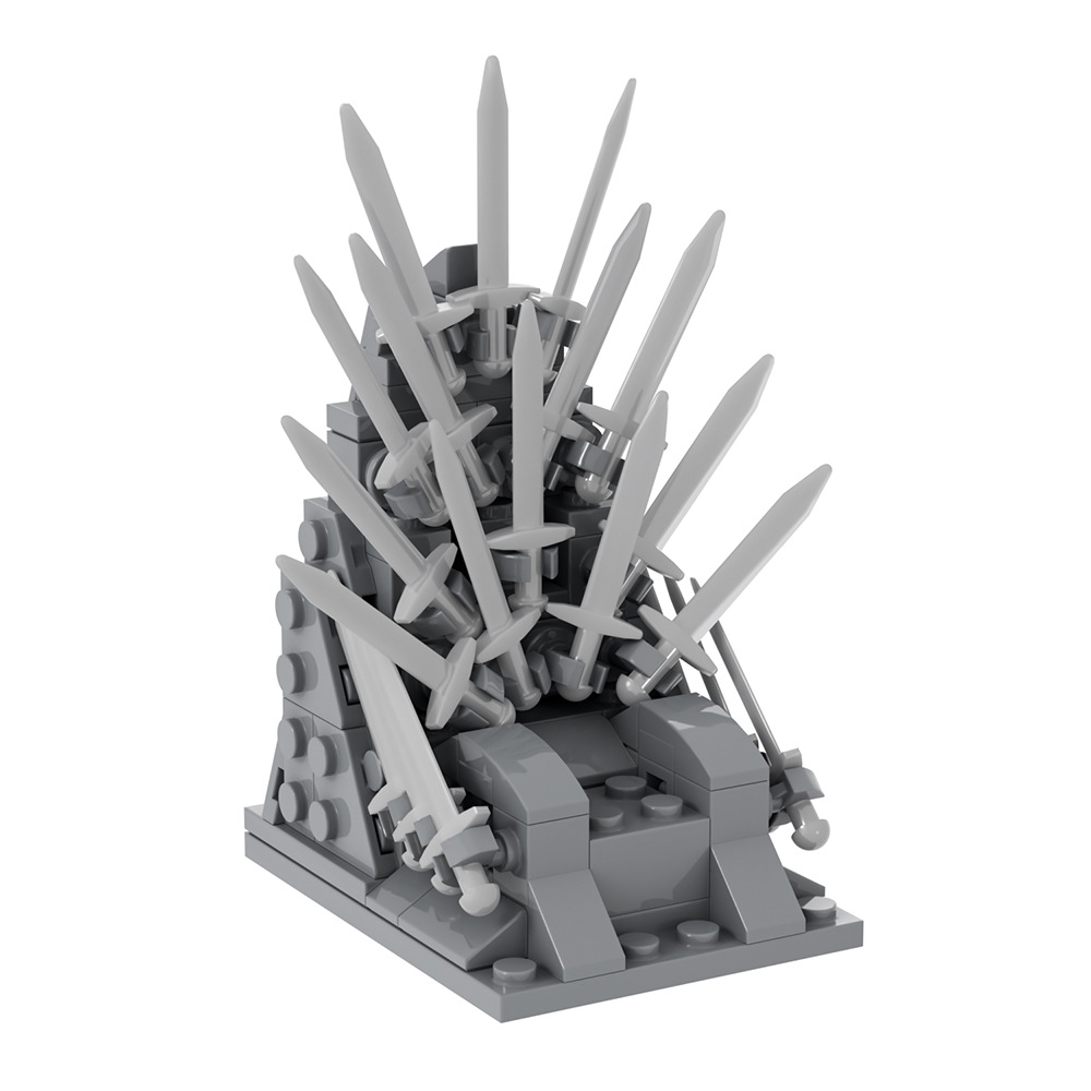 MOC Iron Throne Sword Chair An - đánh giá và giá Model Kit Iron Sickle