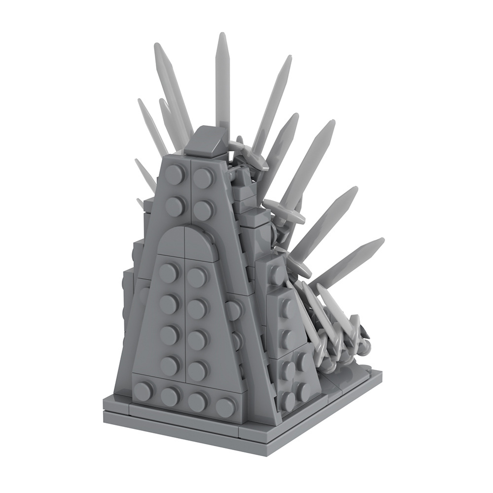 MOC Iron Throne Sword Chair An - đánh giá và giá Model Kit Iron Sickle