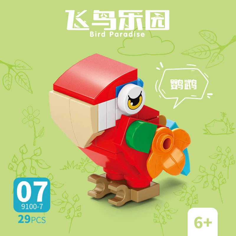 Bricks Animal Bird Paradise Cr - đánh giá và giá Model Kit Girl