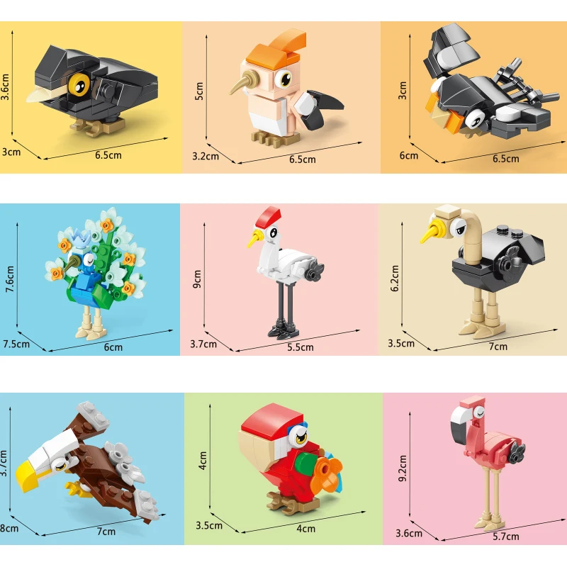 Bricks Animal Bird Paradise Cr - đánh giá và giá Model Kit Girl