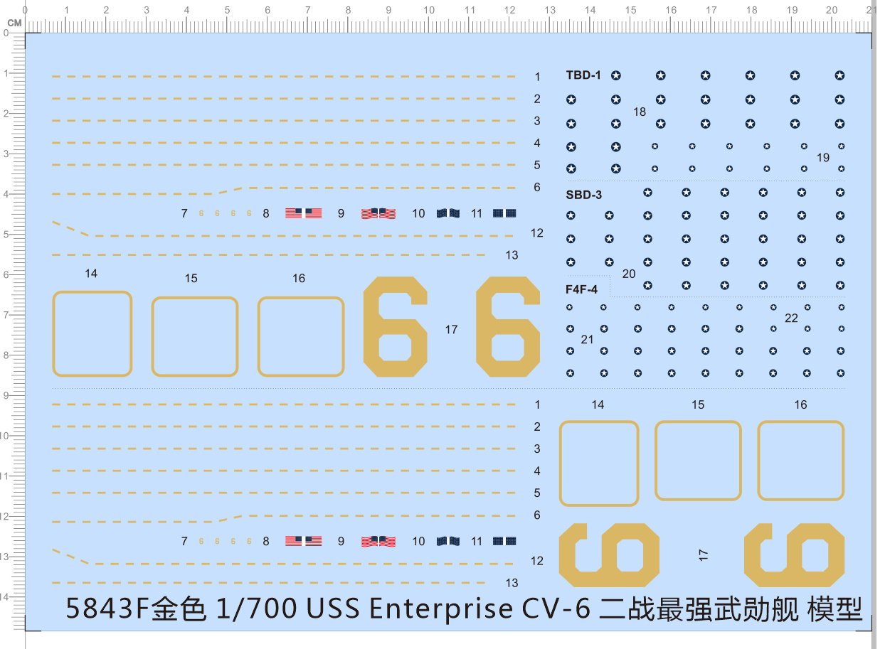 1/700 Scale USS Enterprise CV- - đánh giá và giá Model Kit Uss Enterprise