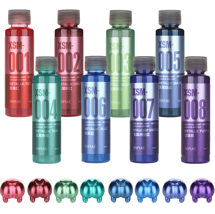 DSPIAE XSM Metallic Water Base - đánh giá và giá Metallic Paint Set