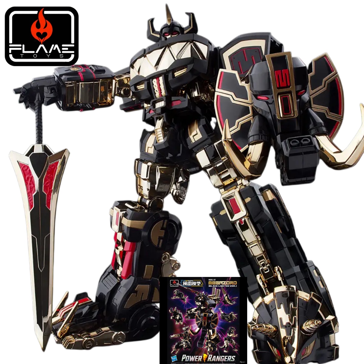 Flame Toys Furai Model Megazor - đánh giá và giá Model Kit Power Rangers