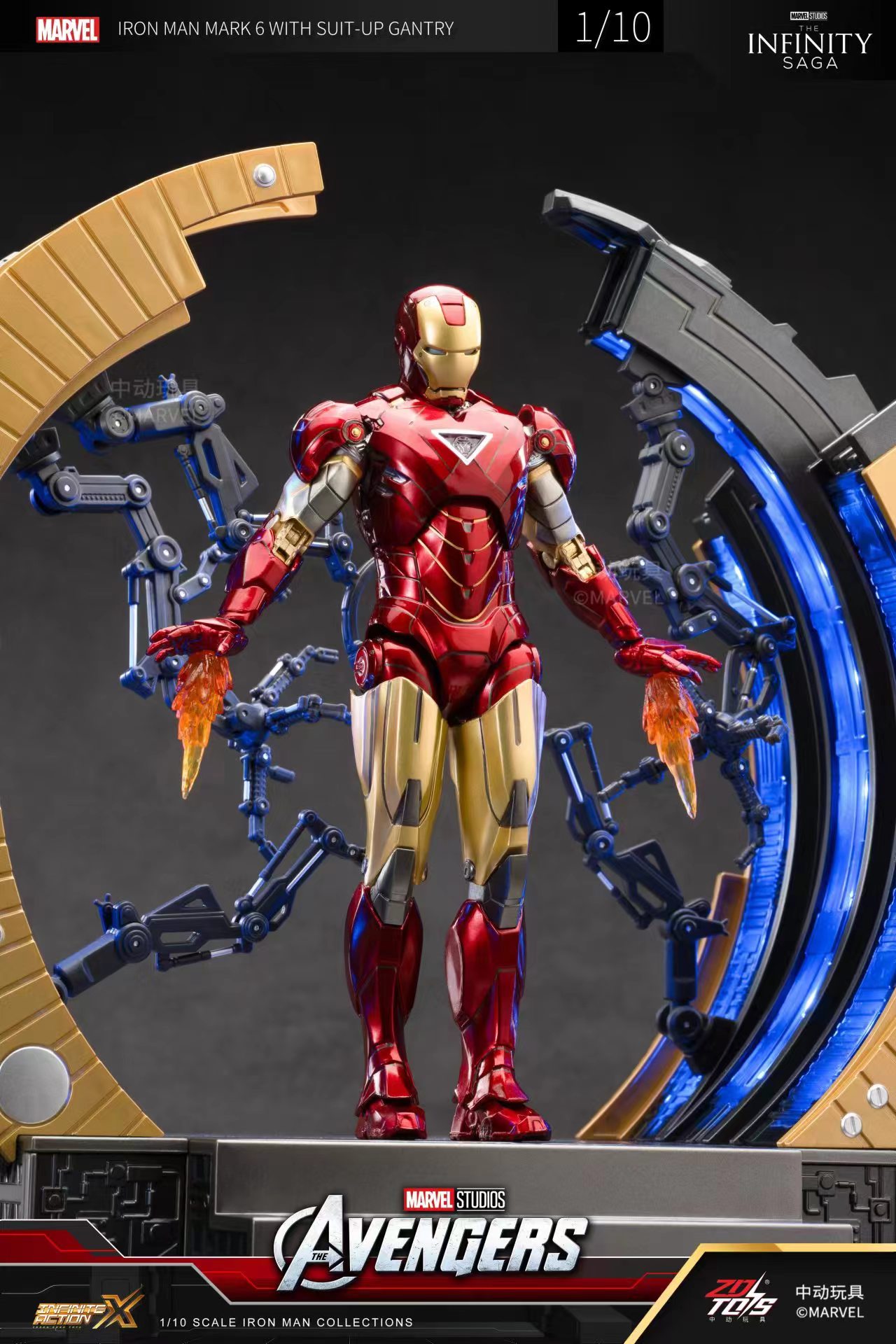 Original ZD Toys Iron Man WITH - đánh giá và giá Model Kit Deadpool