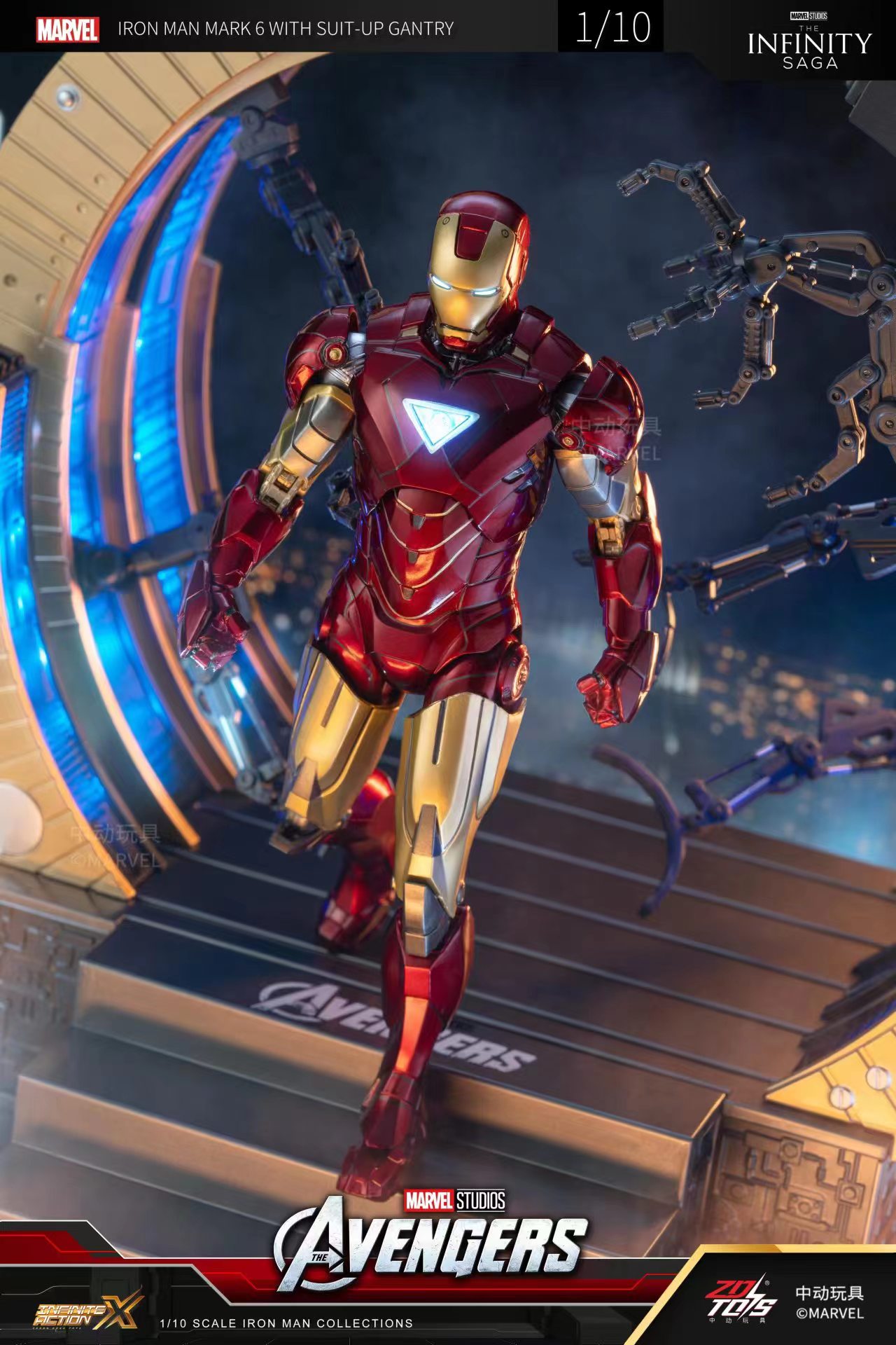 Original ZD Toys Iron Man WITH - đánh giá và giá Model Kit Deadpool