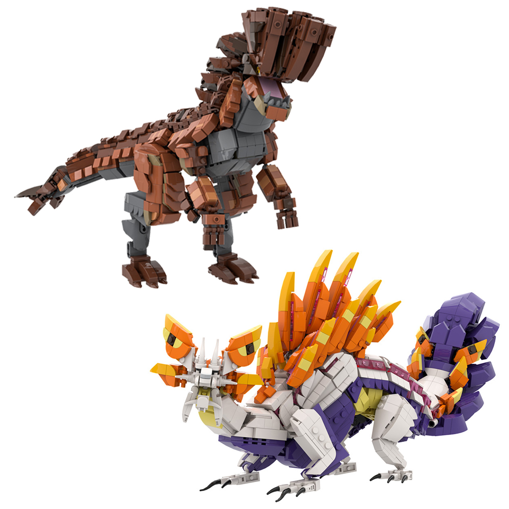 MOC Popular Games Monster Hunt - đánh giá và giá Model Kit Dragon