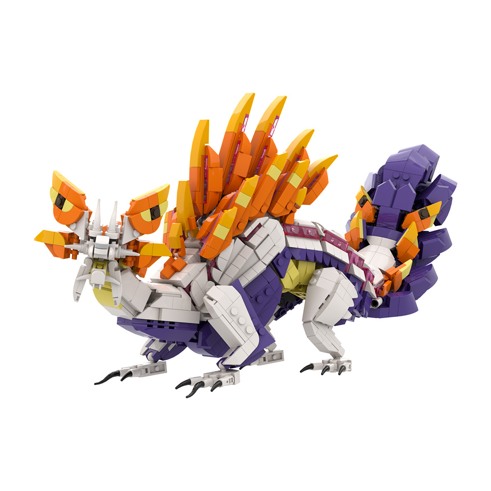 MOC Popular Games Monster Hunt - đánh giá và giá Model Kit Dragon