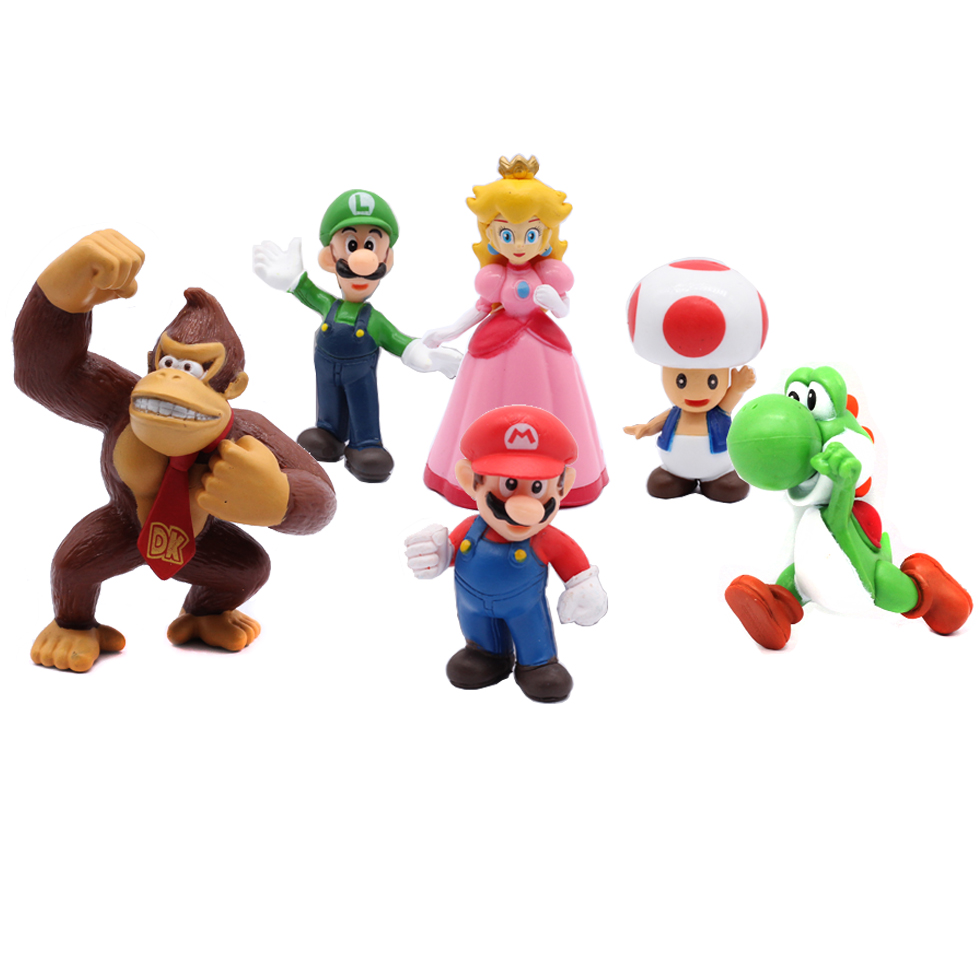 # 6pcs/set Super M Bros PVC Ac - đánh giá và giá Model Kit Bandai